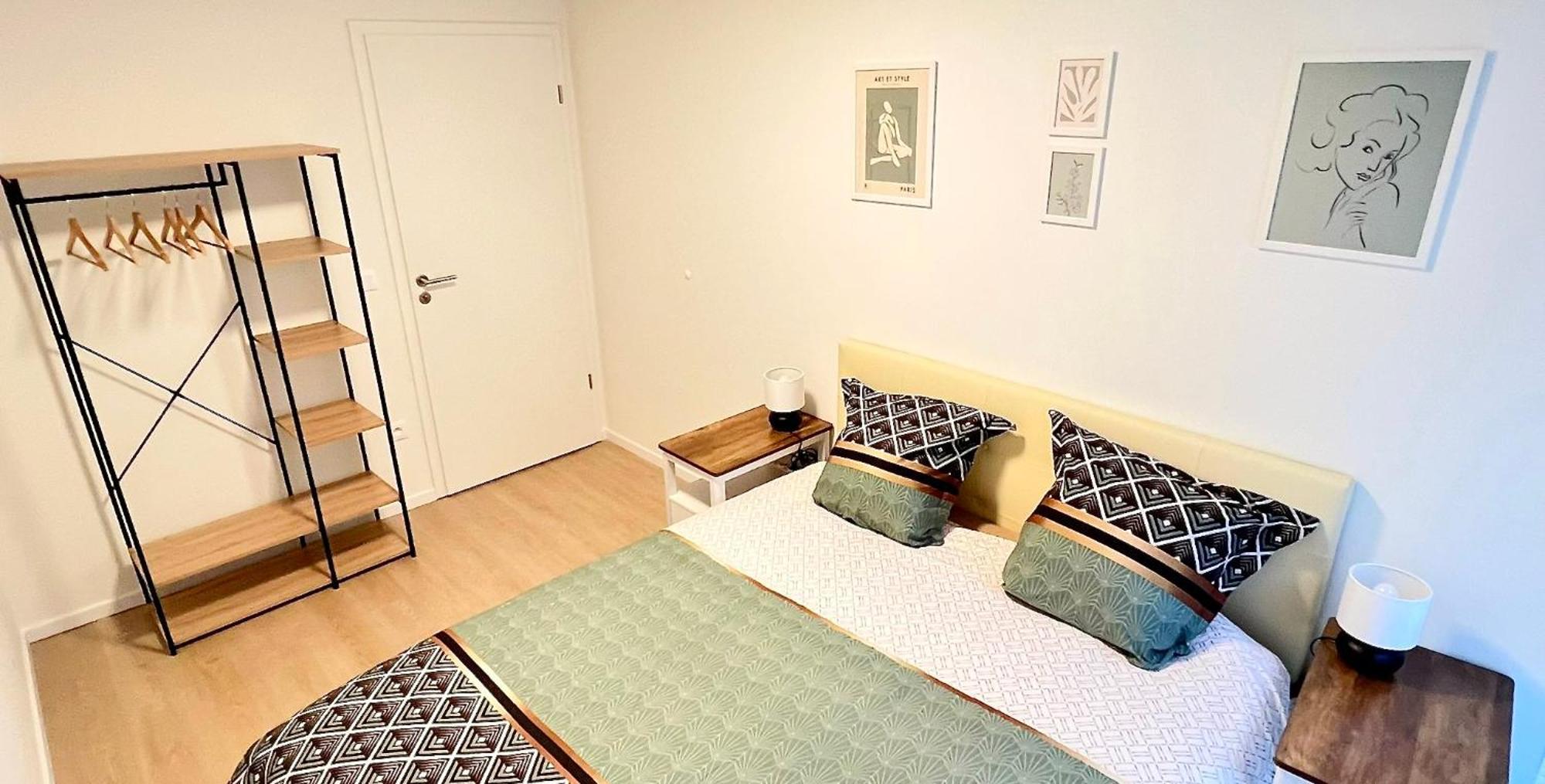 Grand Appart Neuf Lumineux, Parking Gratuit, 10 Min Centre Strasbourg Exterior foto